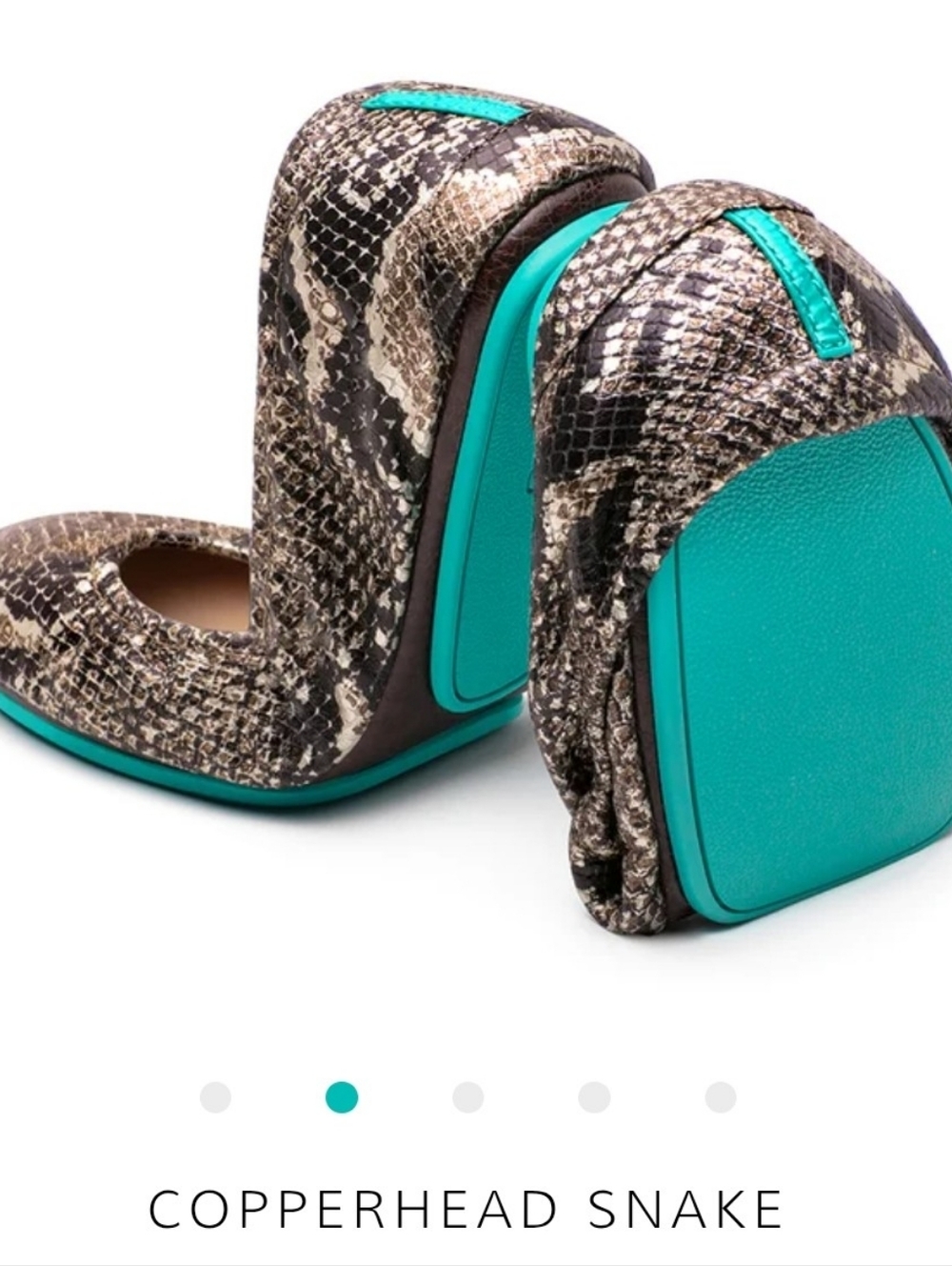 Tieks - Copperhead Snake Ballet Flats Size 13
